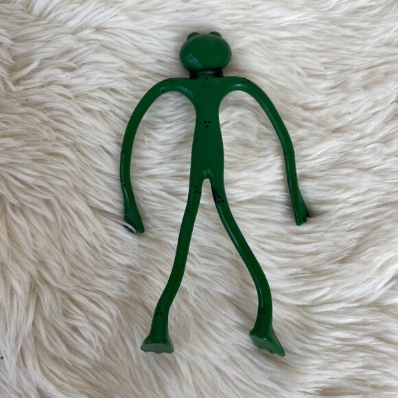 Vintage Frog Toy Stretch Bend Plant Tie Twist Bendable Twisting Collectible - Picture 7 of 9